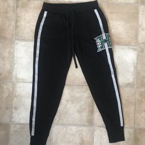 Hawaii Rainbow Warriors PINK Joggers, Black